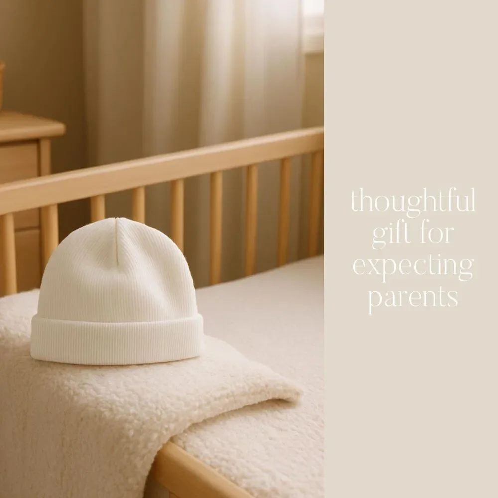 Organic Cotton Ribbed Baby Hat | Sustainable Clean Baby Clothing
